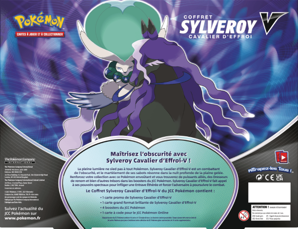 Coffret Sylveroy Cavalier d'efroi arrière pokemart.be