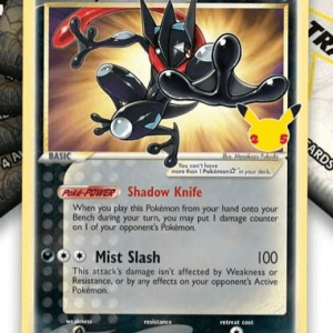 Greninja goldstar Celebrations Promo card