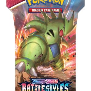 Sword shield battles styles sleeved booster Tyranitar