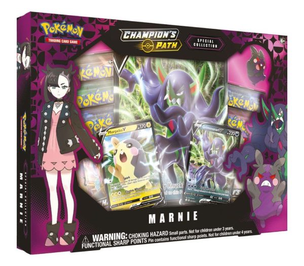 Pokemontcg champions path special collection pin Marnie