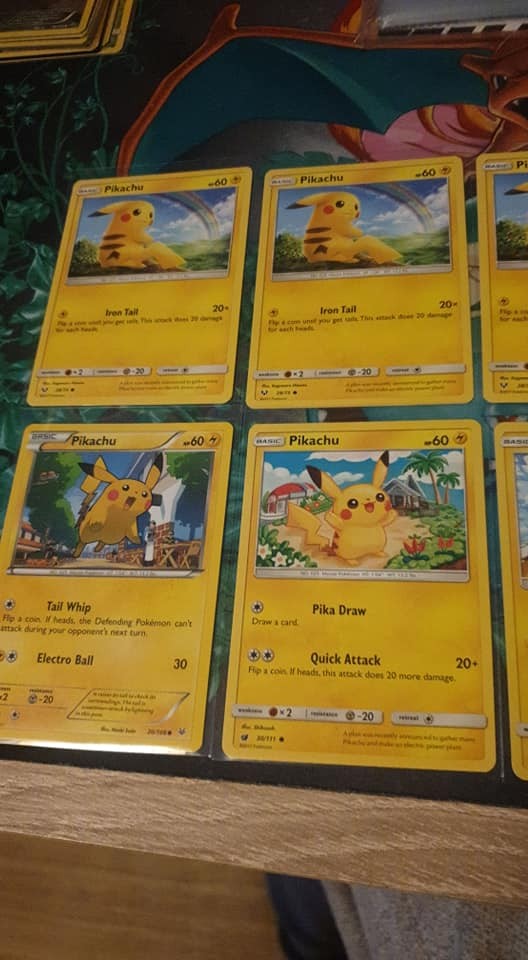 Pikachu Pokemon Cards part 3