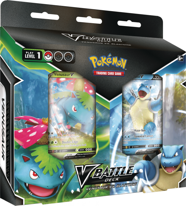 Pokémon Battle Deck Bundle - Venusaur-V & Blastoise-V