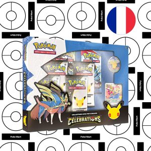 Pokémon - Collection Célébrations - Zacian Collection avec pin's Deluxe Célébrations - Jeu de Cartes à Collectionner - pokemart.be