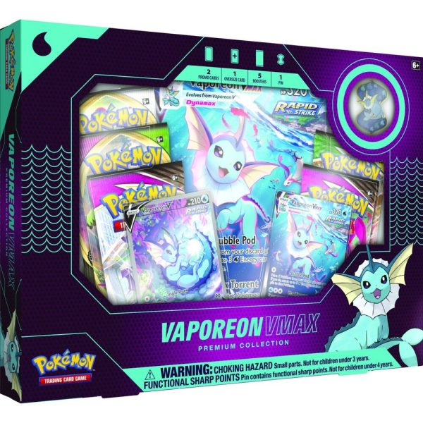 Vaporeon VMAX Premium Collection - Pokémon pokemart.co.uk