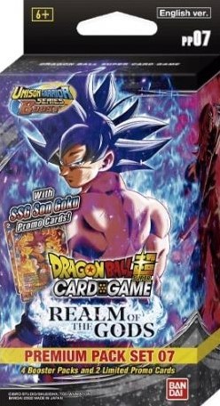 Dragon ball super card game Realm of the gods premium pack set pokemart.co.uk