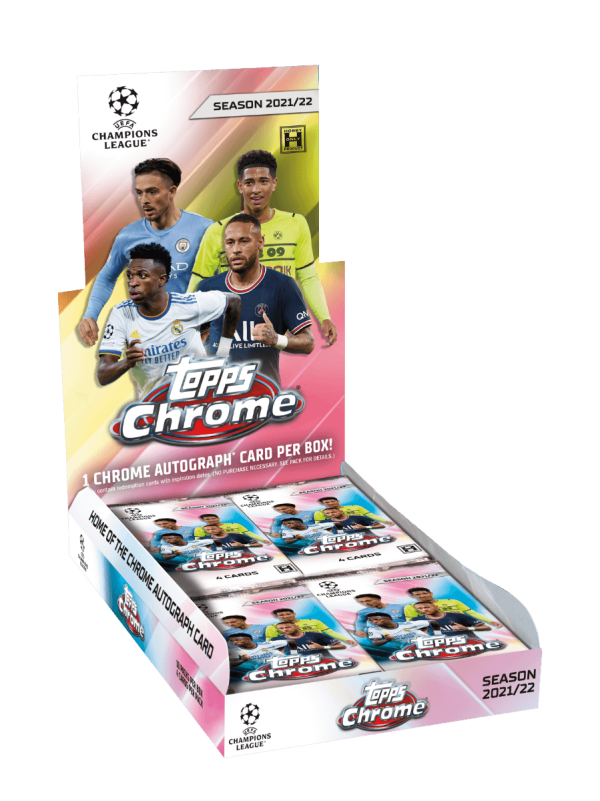 Topps Champions league chrome hobby box 2021-2022 pokemart