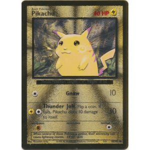 Pikachu 58/102 Pokemon gold metal Promo Celebrations