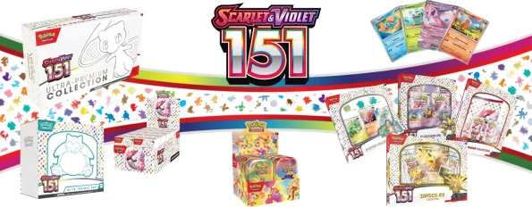 Pokemon 151 Scarlet & Violet Mini Tin Display of 10 Factory Sealed