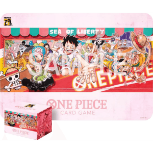 ONE PIECE CARD GAME - PLAYMAT AND CARD CASE SET -25TH EDITION Pokemart