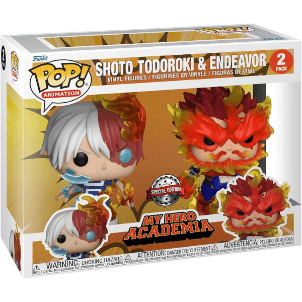 Funko!
Pop!
Animation!
My Hero Academy Shoto Todoroki & Endeavor (2 pack)- Pokemart