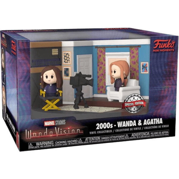 Funko!
Pop!
Mini Moments!
Marvel Wandavision Wanda & Agatha 2000s -Pokemart