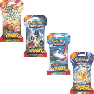 Pokemon TCG SV08 Surging Sparks Sleeved Booster Pokemart